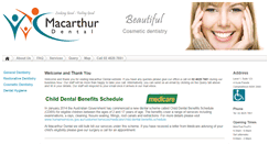 Desktop Screenshot of macarthurdental.com.au